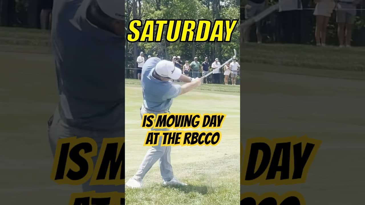 Saturday is Moving Day ⬆️⬇️ at The RBC Canadian Open