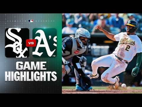White Sox vs. A's Game Highlights (4/19/26) | MLB Highlights