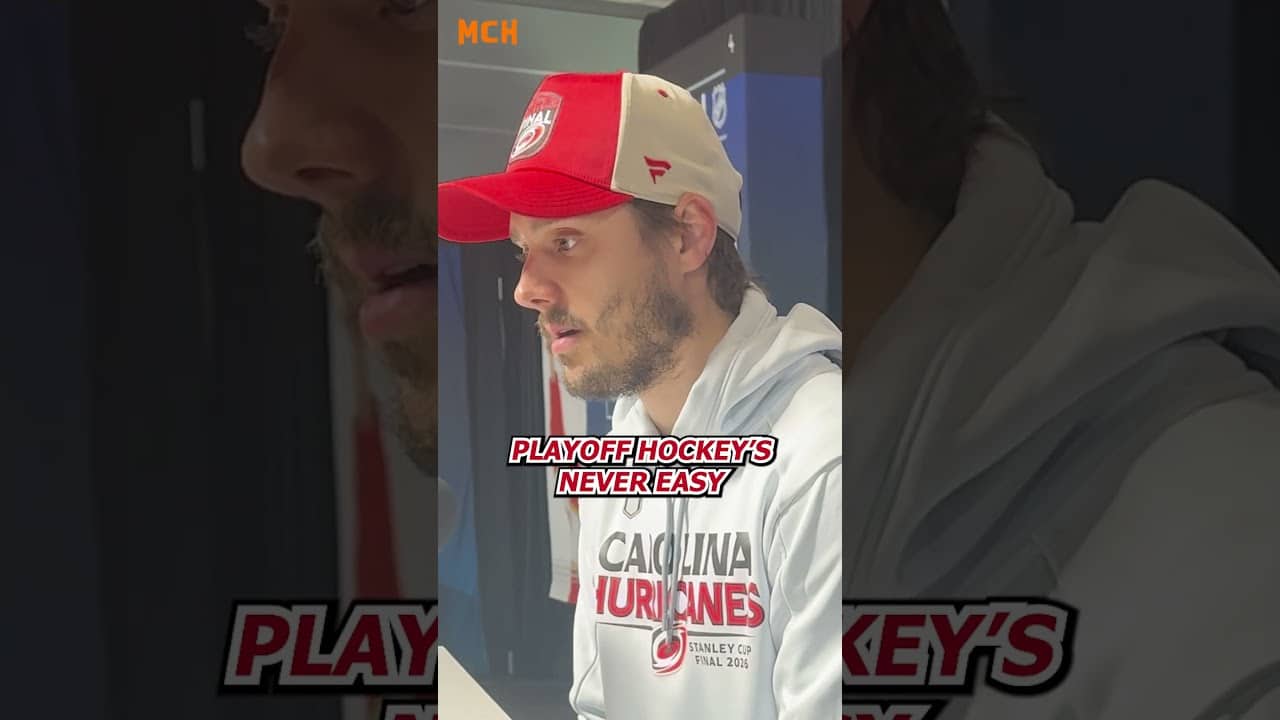 Sebastian Aho Talks Road to the Stanley Cup Final