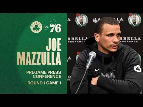 Joe Mazzulla Pregame Press Conference: Round 1 Game 1 vs. Philadelphia 76ers