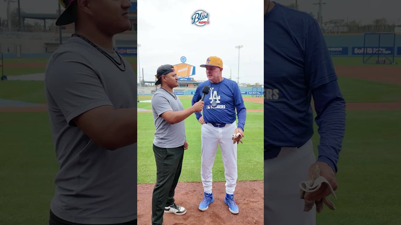 John Shoemaker Media Day Interview With Pete Soto #dodgersprospects