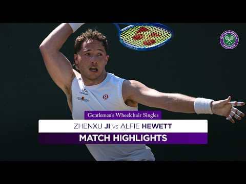 HEROIC Hewett 💪 | Zhenxu Ji vs Alfie Hewett | Highlights | Wimbledon 2026