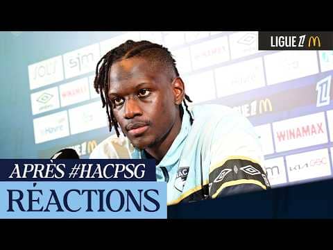 💬 Après HAC - Paris SG (0-1), réactions de Mory Diaw