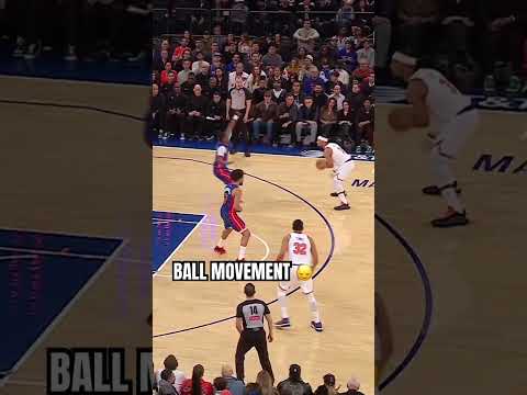 beautiful basketball 🤩 #nba #nyknicks #mikalbridges