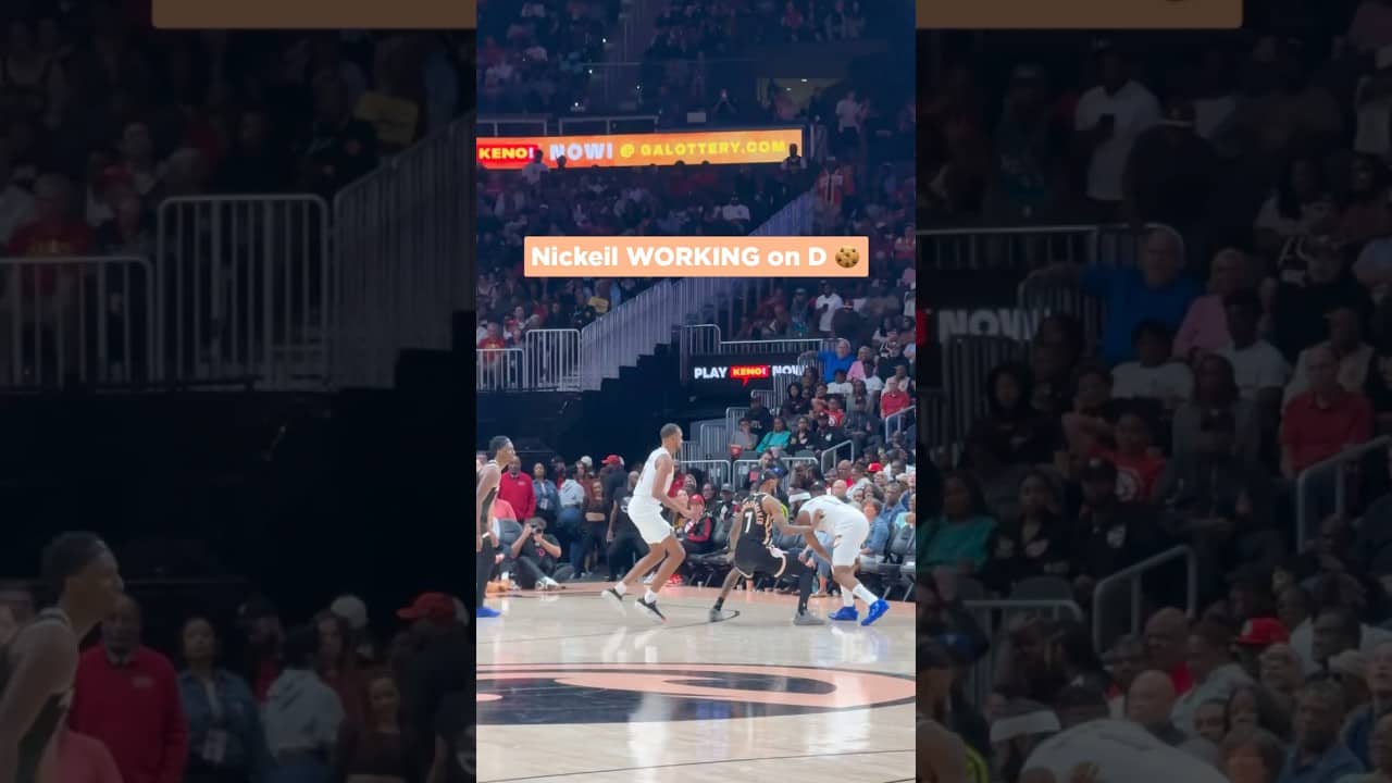 NAW’s motor is so high 👏👏 #hawks #nba #nickeilalexanderwalker