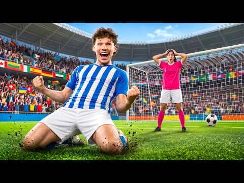 Boys vs. Girls Ultimate Football Challenge! ft. Celine Dept