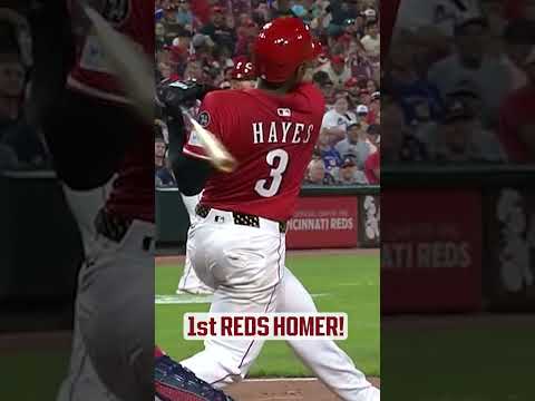 Ke'Bryan Hayes' first homer with the Reds! 🚨