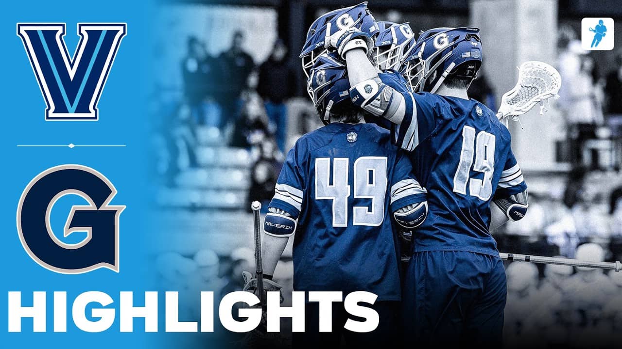 Villanova vs Georgetown | NCAA College Lacrosse | Highlights - April 24, 2026