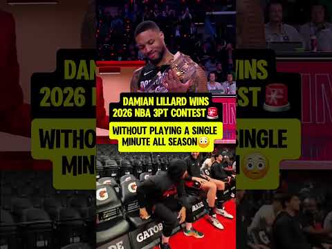 Dame Time WINS his 3rd 3pt Contest🚨