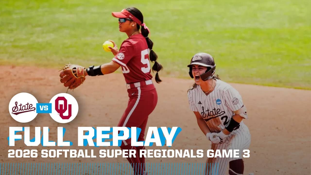 Mississippi State vs. Oklahoma: 2026 NCAA softball super regionals Game 3 | FULL REPLAY