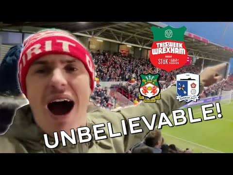 Exciting Wrexham vs Barrow Vlog: 3 Epic STOPPAGE TIME GOALS!