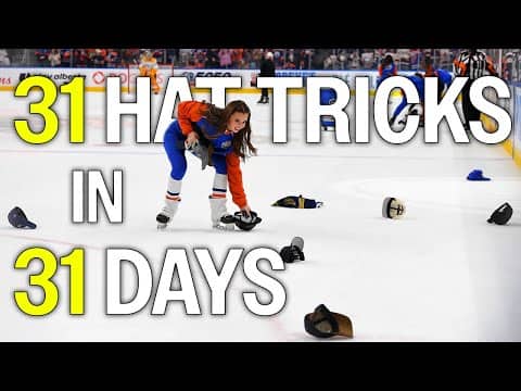 NHL RECORD 31 hat tricks in ONE MONTH!