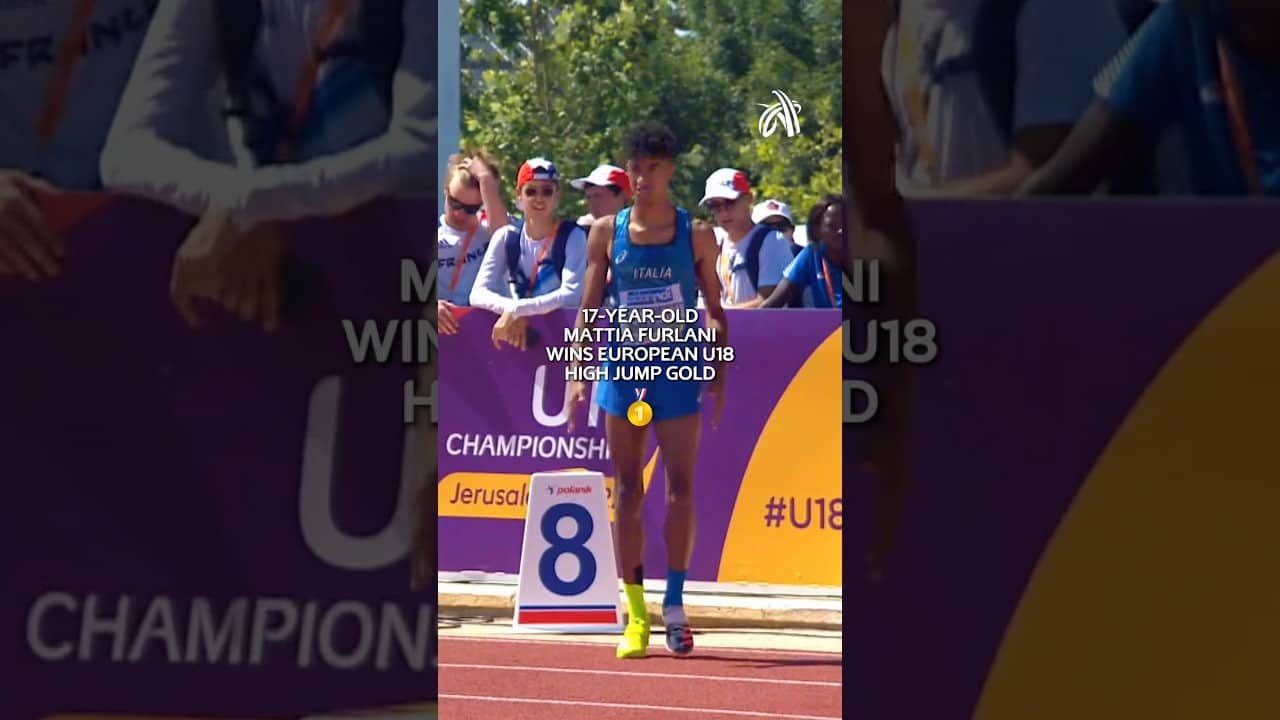 When Furlani competed in… high jump? 🤨 #highjump #trackandfield #athletics #italy