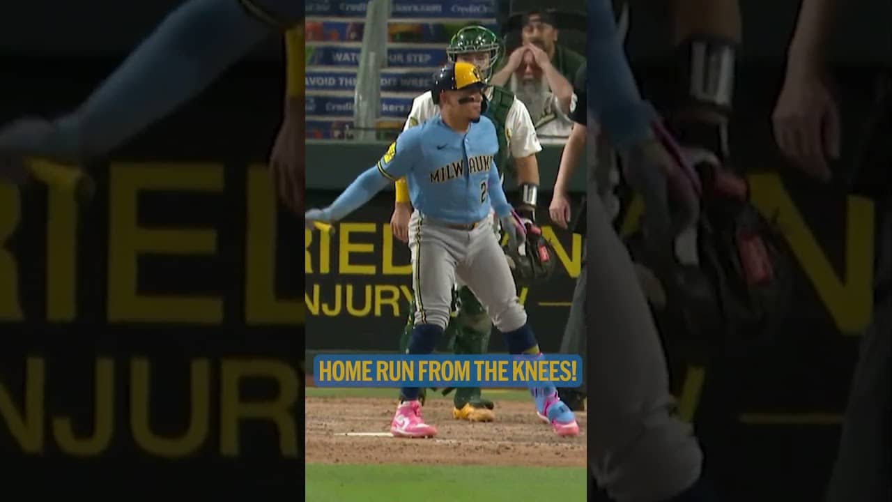 William Contreras three-run home run FROM THE GROUND! 🤯