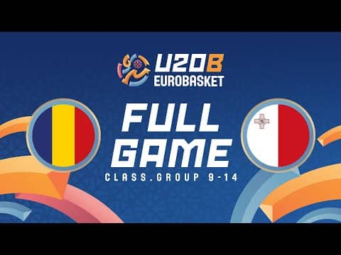 LIVE - Romania v Malta | FIBA U20 Women's EuroBasket 2025 Division B | Class. Group 9-14