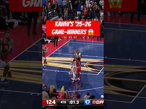 Kawhi’s game-winners from the season 🎥🖐🏾 #shorts