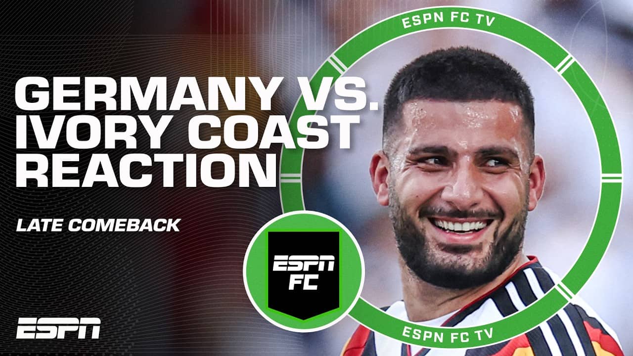 FULL REACTION to Germany’s LATE COMEBACK vs. Ivory Coast 🍿 2026 World Cup | ESPN FC
