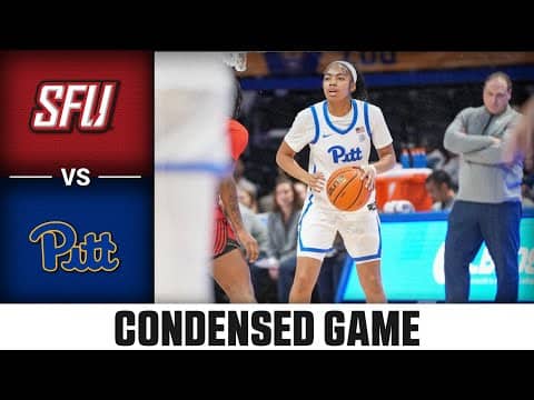 Saint Francis (PA) vs Pitt Condensed Game | 2025-26 ACC Women's Basketball