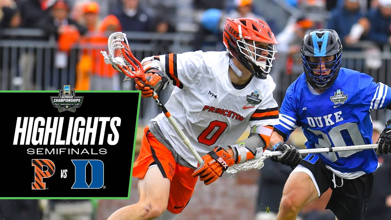 Princeton vs. Duke: 2026 NCAA men's lacrosse semifinals highlights