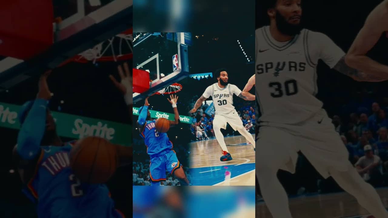 This ball movement 🔁 34 assists in Game 2 🫡 #okcthunder