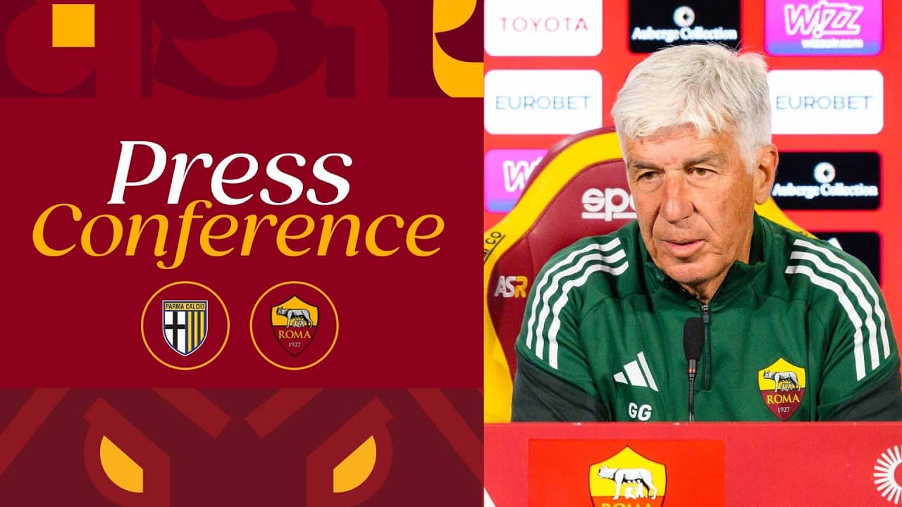 🟨 LIVE 🟥 LA CONFERENZA STAMPA DI GIAN PIERO GASPERINI ALLA VIGILIA DI PARMA-ROMA