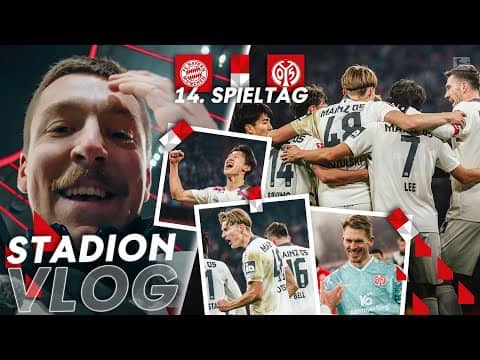 Punkt aus München geklaut! 👏 | FC Bayern München - 1. FSV Mainz 05 | ⚽ Stadion-VLOG 📹 | 25/26