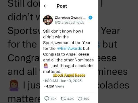 Claressa Shields explains social media message about Angel Reese and talks about racism felt by both