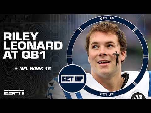 Philip Rivers' return has COME TO AN END 🚨 The Colts starting RILEY LEONARD in Week 18 | Get Up