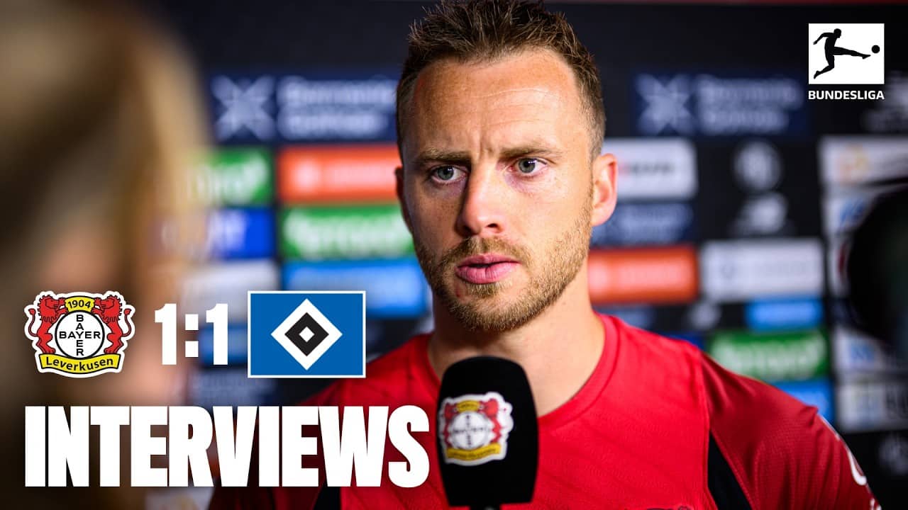 Final season match 🆚 HSV | Interview with Mark Flekken & Robert Andrich