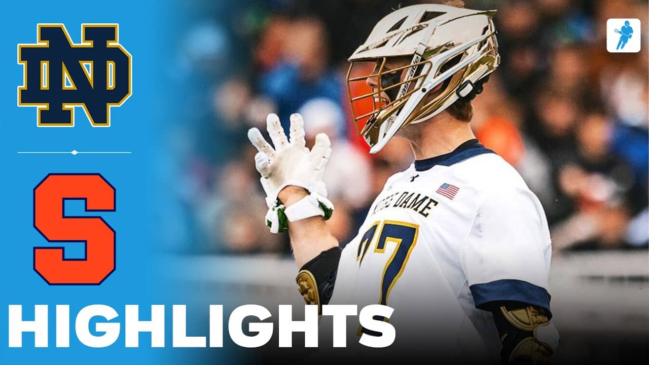 Notre Dame vs Syracuse | NCAA College Lacrosse | Highlights - April 25, 2026