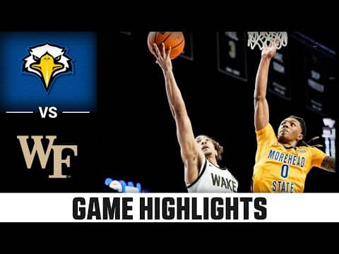 Morehead State vs. Wake Forest Game Highlights | 2025-26 ACC Men's Basketball