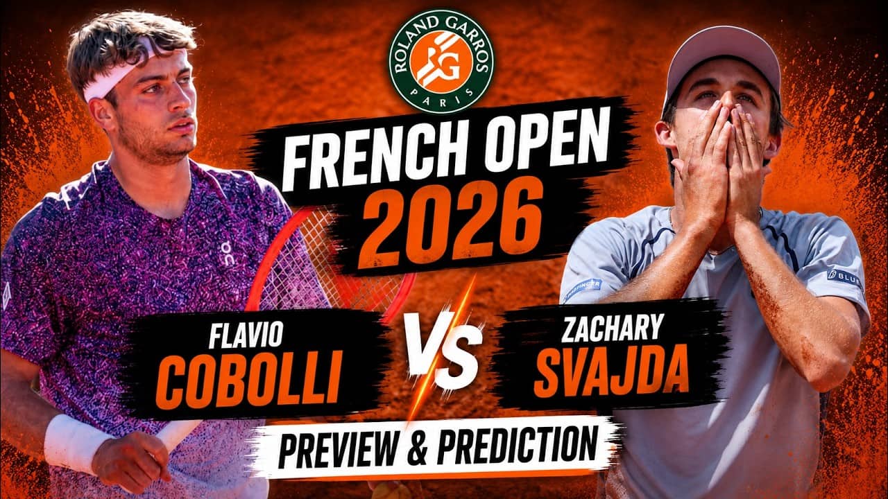 Flavio Cobolli vs Zachary Svajda | French Open Round 4 | Roland Garros 2026 | Preview & Prediction