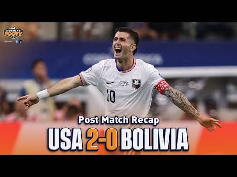 Pulisic's STUNNING Goal helps USMNT to Victory in Copa America | Morning Footy | CBS Sports Golazo