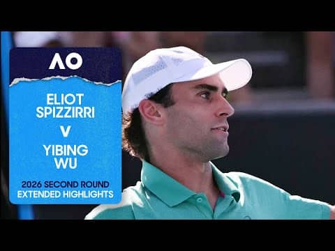 Eliot Spizzirri v Yibing Wu Extended Highlights | Australian Open 2026 Second Round