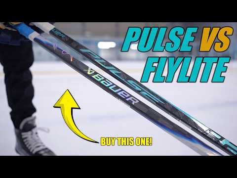Bauer Pulse vs Bauer Flylite Hockey Stick Review - What BEFORE you buy