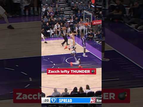 Kid had Nique loving it! #nba #hawks #zaccharierisacher #dunk