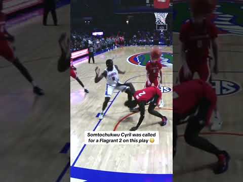 Somtochukwu Cyril was ejected after this play