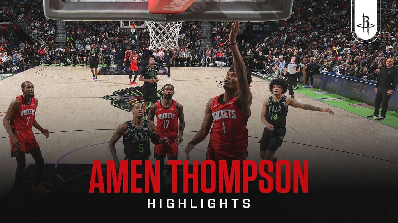 Amen Thompson (14 points) Highlights vs. New Orleans Pelicans