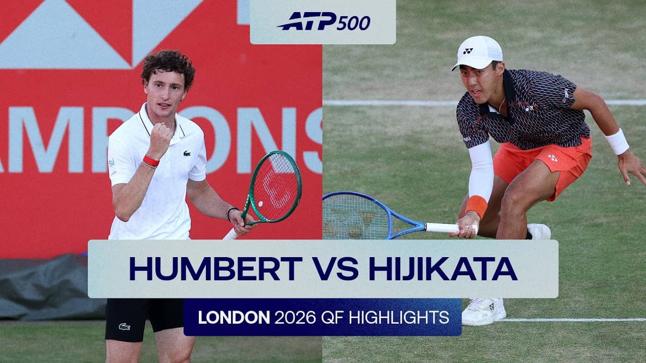 Ugo Humbert vs Rinky Hijikata London 2026 Highlights