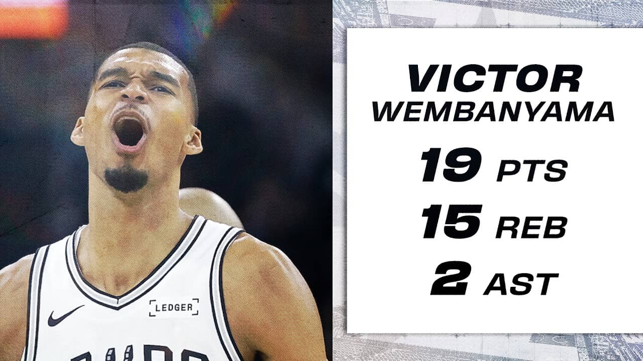 Victor Wembanyama’s 19 PTS Performance vs. Timberwolves | WCSF Game 2 Highlights