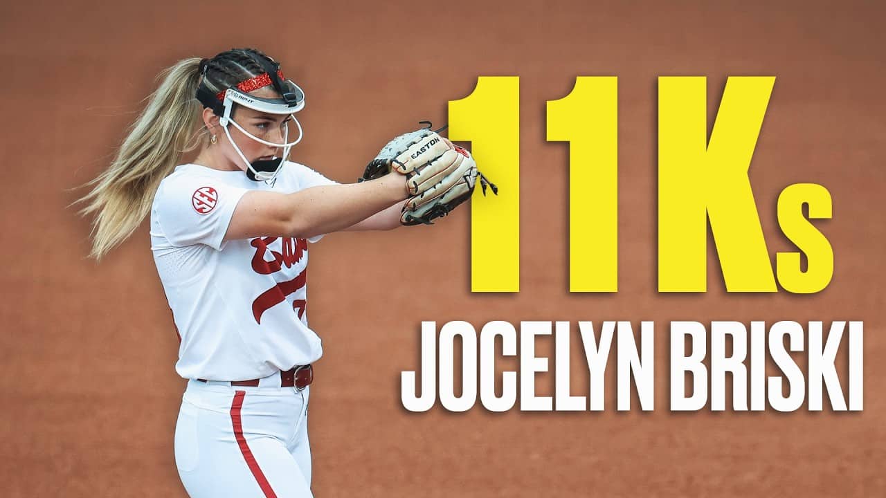 Alabama's Jocelyn Briski shuts out LSU with 11 strikeouts in super regional win