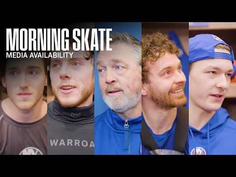 New York Islanders Morning Skate Availability | NYI vs TOR