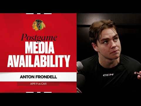 "Playing with special players makes it easy sometimes." | Anton Frondell Postgame 4.9.26