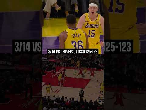 Marcus with CRUCIAL threes in back-to-back games #lakers