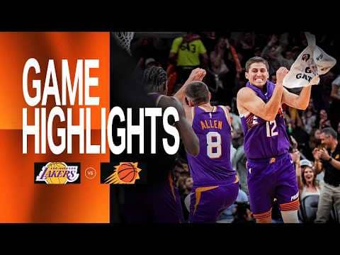 GAME WINNER lifts Phoenix Suns over Los Angeles Lakers | Game Highlights 2-26-26