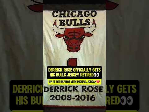 Derrick Rose jersey has been RETIRED🌹