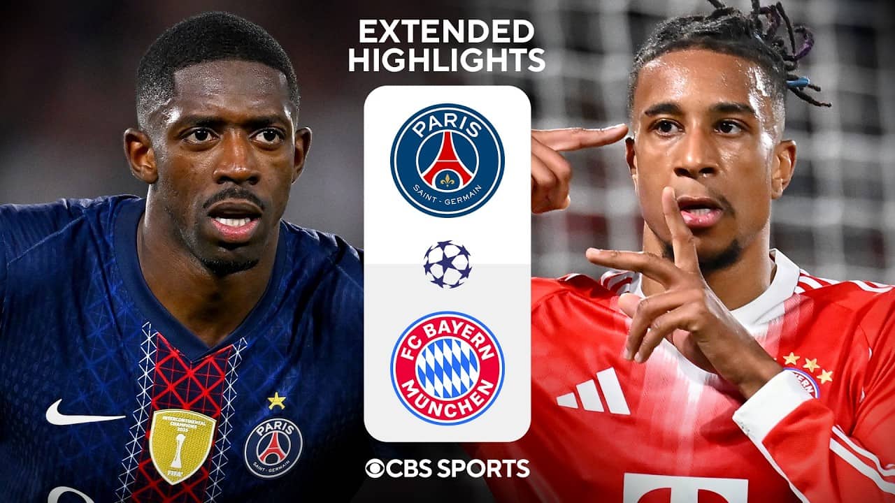PSG vs. Bayern Munich: Extended Highlights | UCL Semifinals - Leg 1 | CBS Sports Golazo
