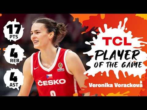 Veronika Vorackova (17 PTS) | TCL Player Of The Game | BRA vs CZE | #FIBAWWC 2026 Qualif. Tournament