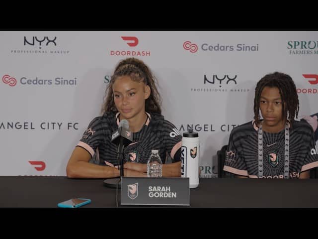 Angel City FC Press Conference: 05.31.26 | Sarah Gorden, and Head Coach Alex Sraus