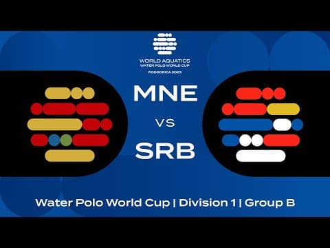 LIVE | Montenegro vs Serbia | Water Polo World Cup 2023 | Group B